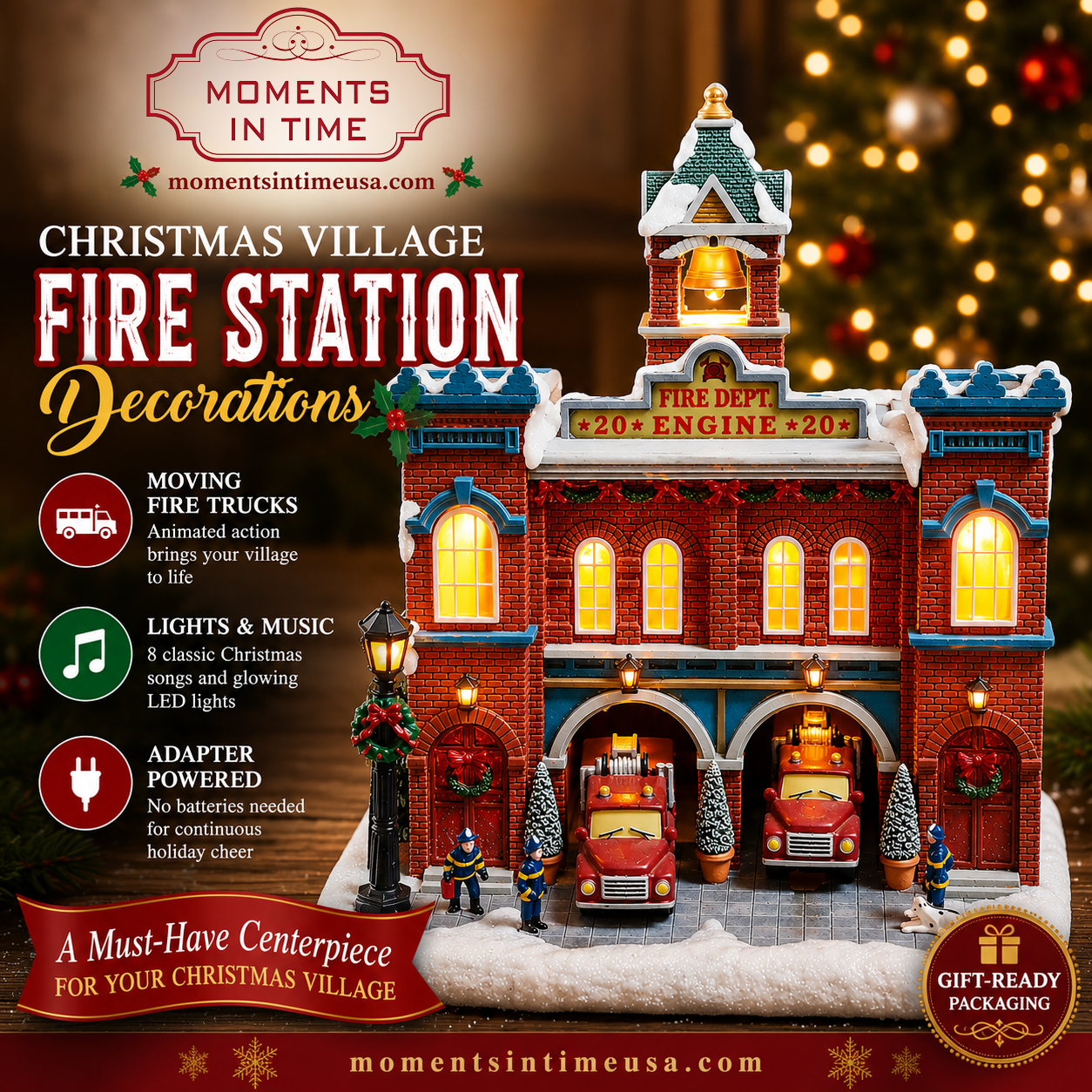 Christmas Village Fire Station Decorations: How to Choose the Perfect Firehouse for Your Holiday Display