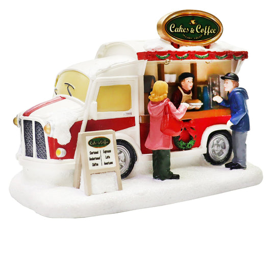 Cakes and Coffee Food Truck Lighted Street Vendor
