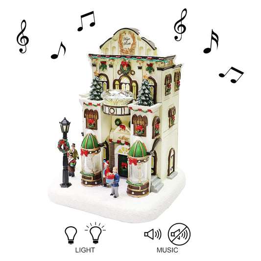 Fine Jewelry Shop Lighted Christmas Village Building with LED Lights 11”H