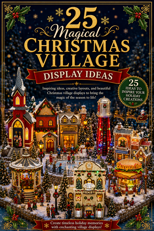 Discover the Magic of Holiday Decorating with 25 Magical Christmas Village Display Ideas
