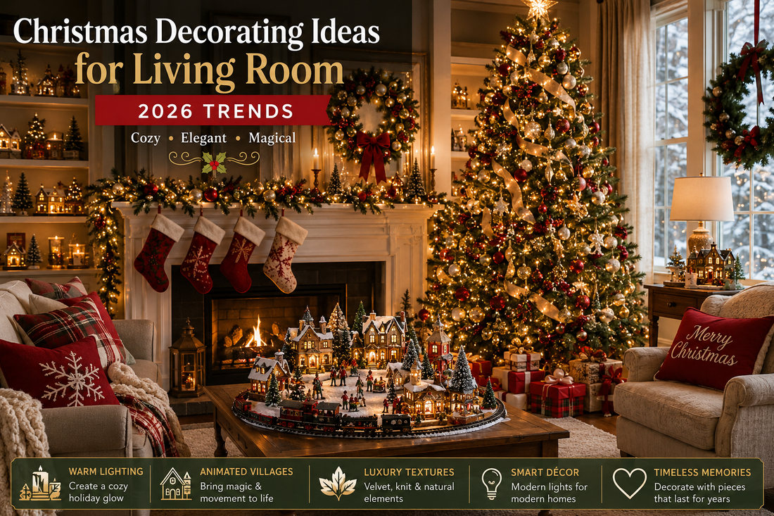 Moments in time Christmas Decorating Ideas for Living Room (2026 Trends)