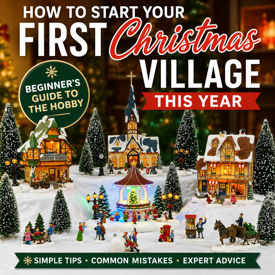 How to Start Your First Christmas Village This Year Beginner's Guide to the Hobby
