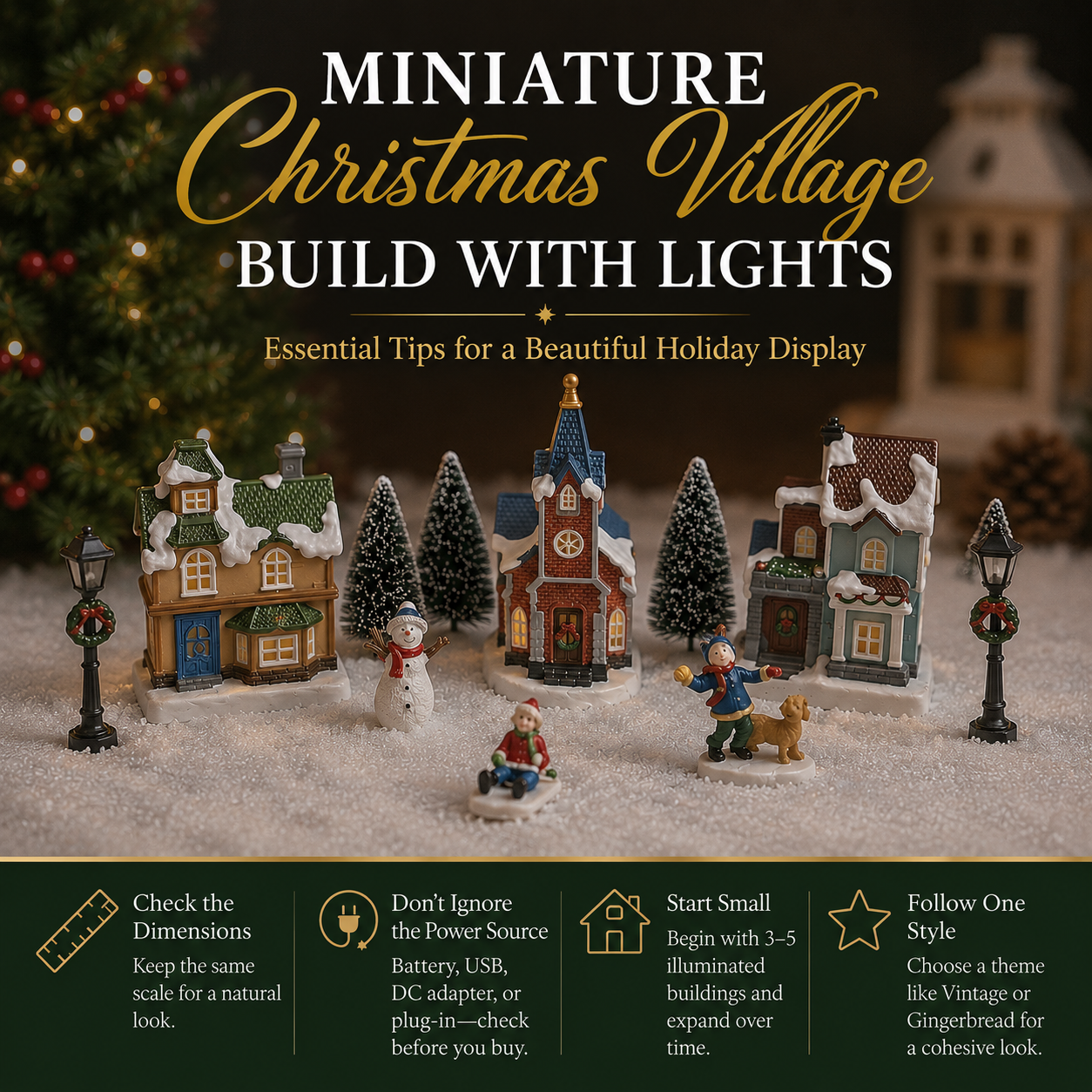 Miniature Christmas Village Build with Lights in 2026: My Complete Guide for Creating a Beautiful Holiday Display