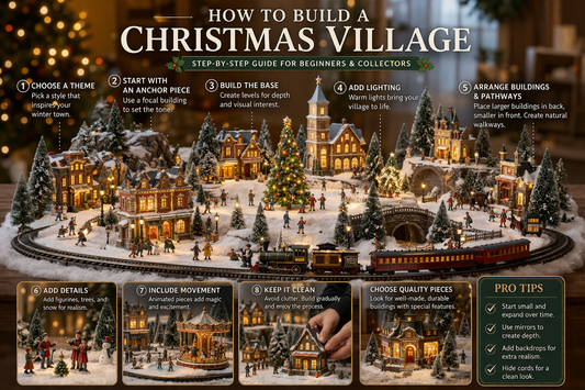 How to Build a Christmas Village (Step-by-Step Guide for Beginners & Collectors)