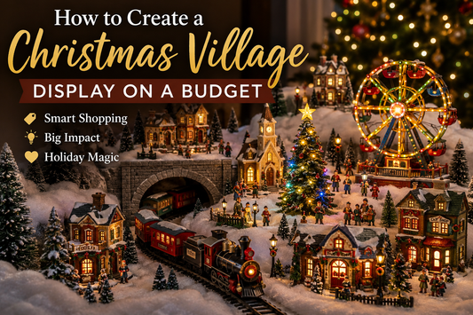 How to Create a Christmas Village Display on a Budget
