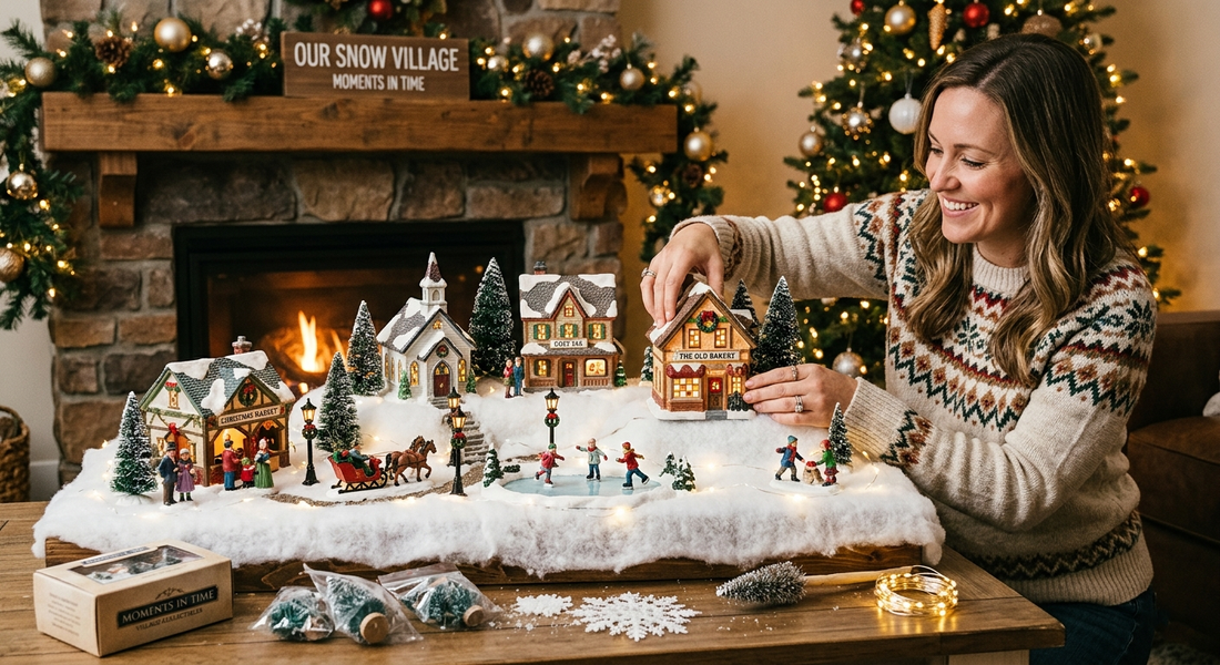 How to Set Up a Small Christmas Snow Village (Complete Guide)