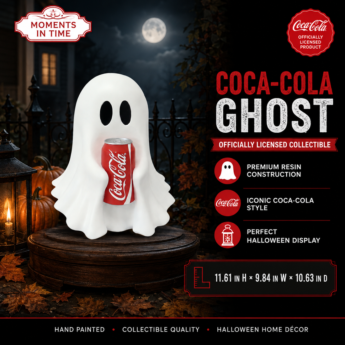 Coca-Cola Ghost Decor: A Playful Halloween Collectible for Coke Fans