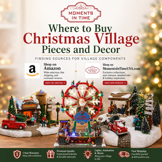 Where to Buy Christmas Village Pieces and Decor: Finding Sources for Village Components