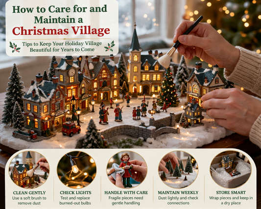 How to Care for and Maintain a Christmas Village?