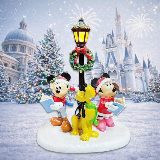 Lighted Disney Hand-Painted Polyresin Tabletop Caroler