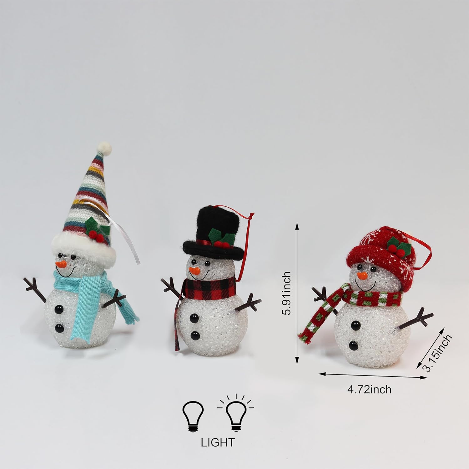 Christmas Snowman Ornaments