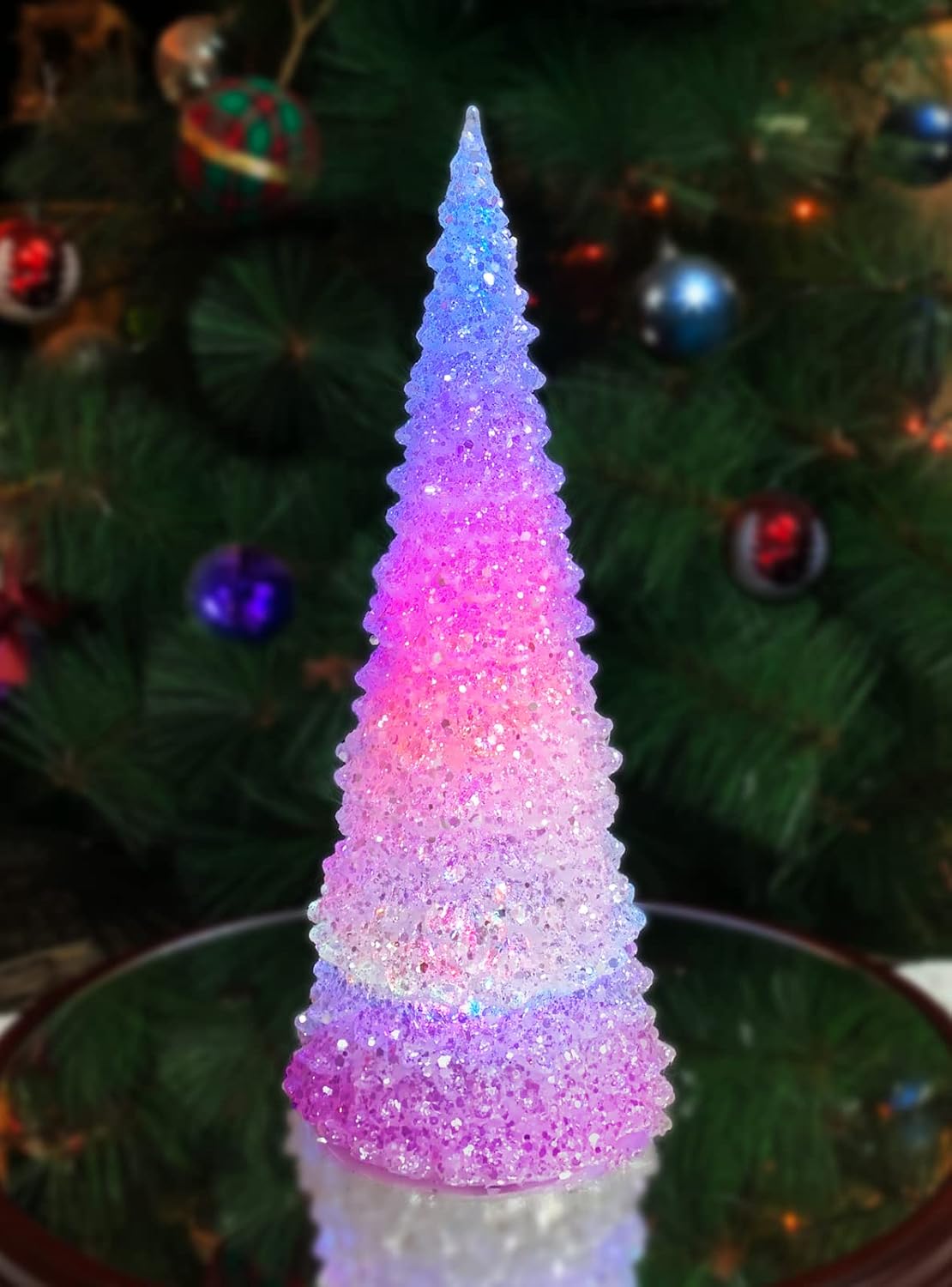 Acrylic LED Color Changing Tree Light-Up Tabletop Decor