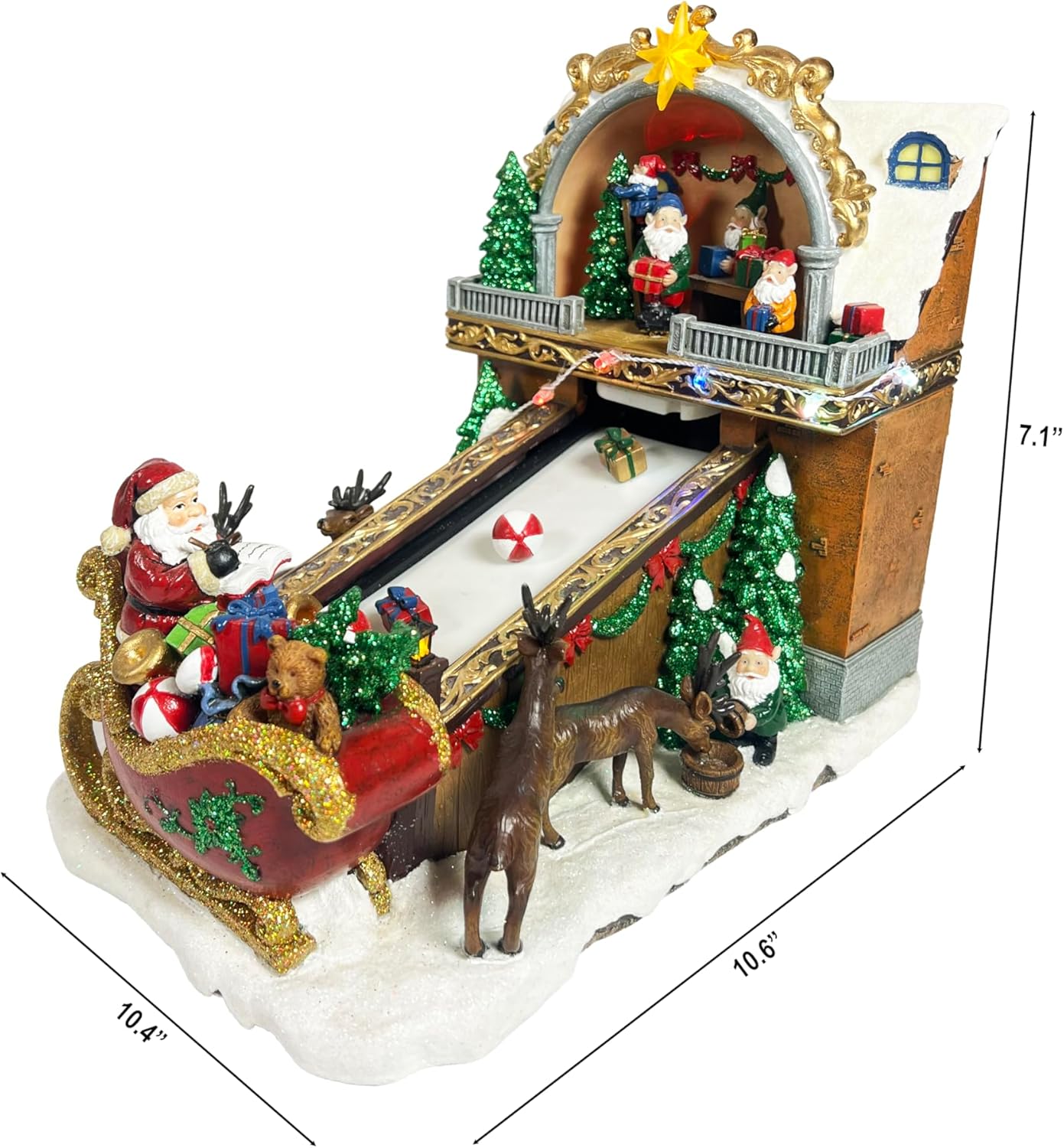 Animated Santa’s Toy Shop Conveyor Belt