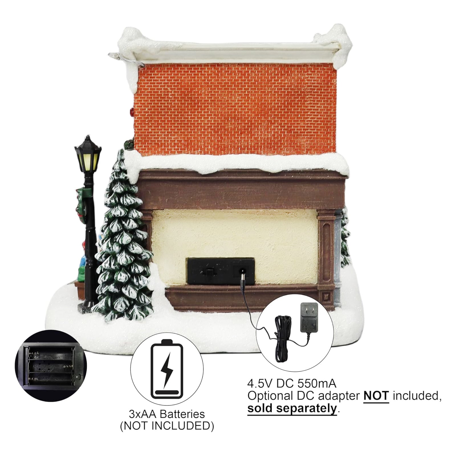 Barber Coffee Shop Buzz & Bean Christmas Village