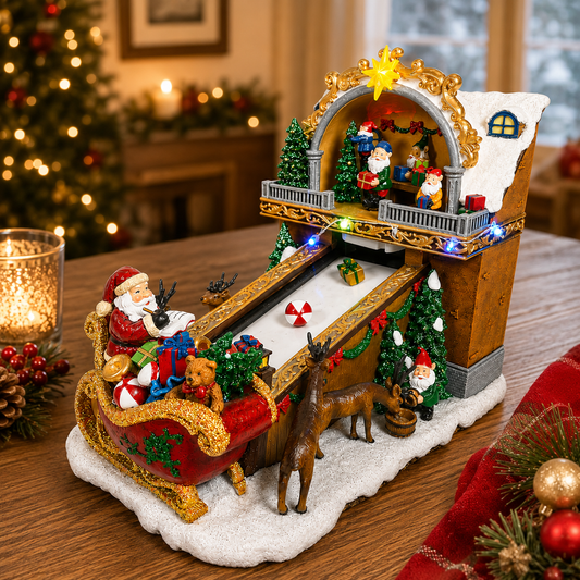 Animated Santa’s Toy Shop Conveyor Belt