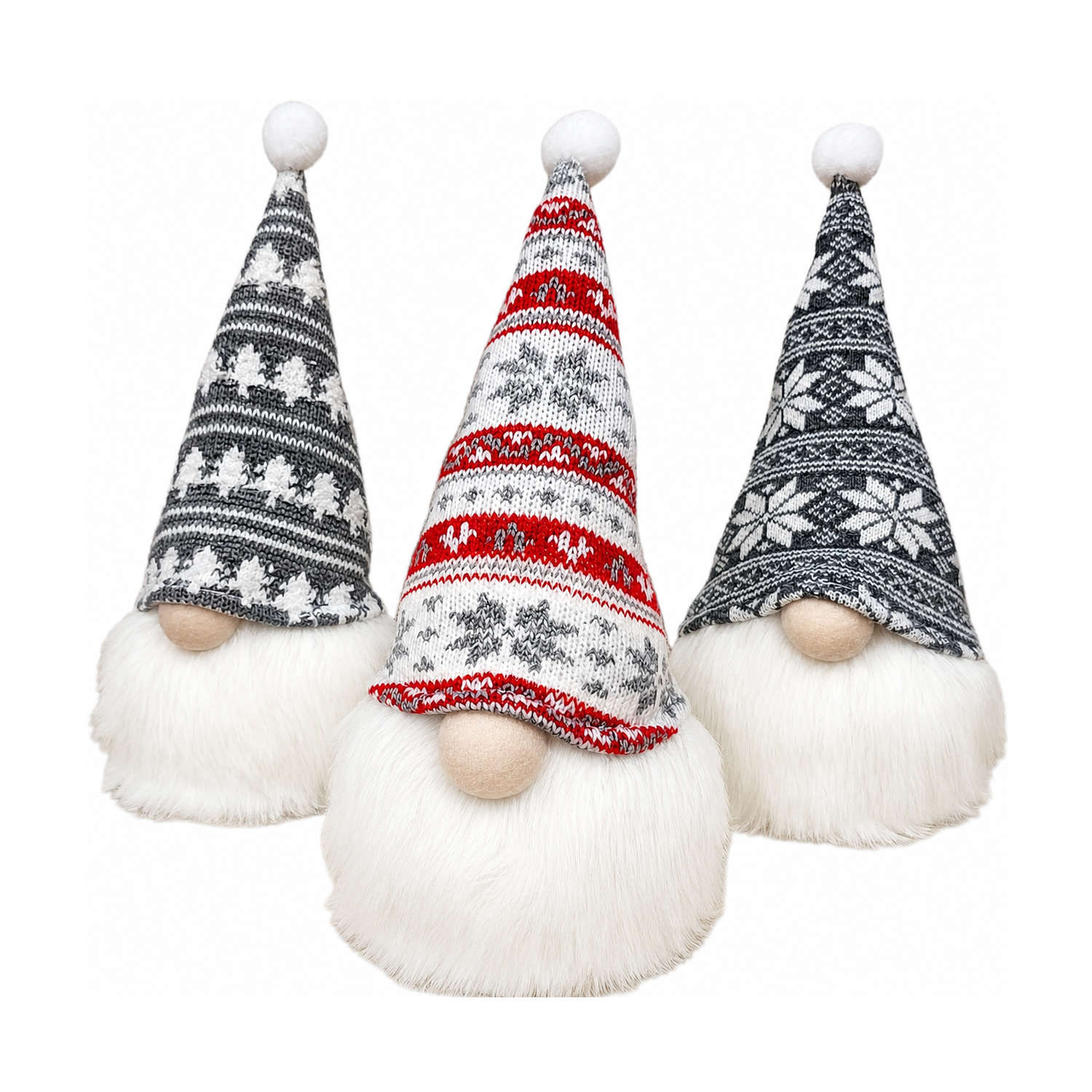 Christmas Gnome Decorations with LED Lights