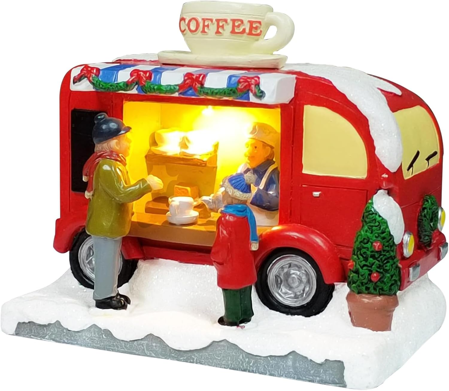 Cakes and Coffee Food Truck Lighted Street Vendor