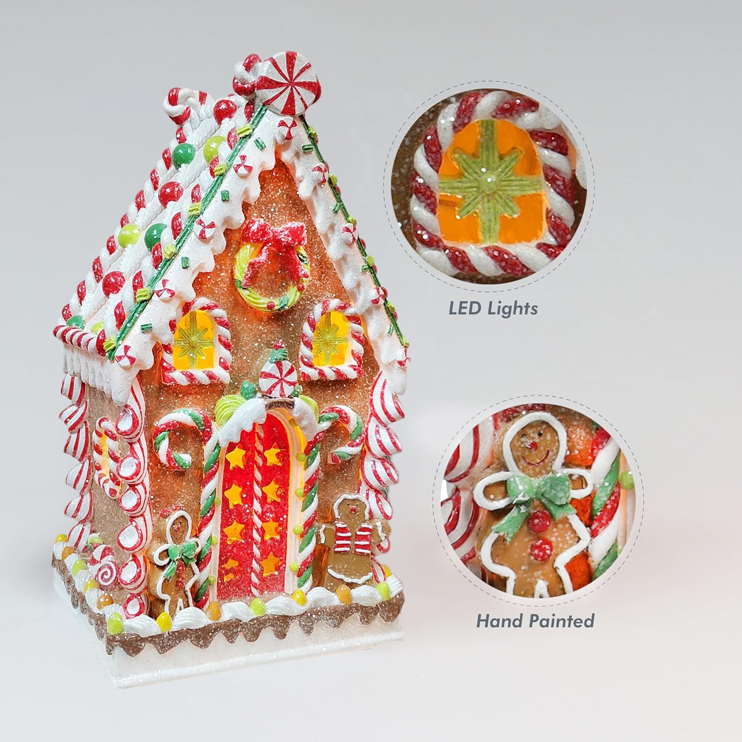 Gingerbread Village House Handcrafted Christmas Decoration