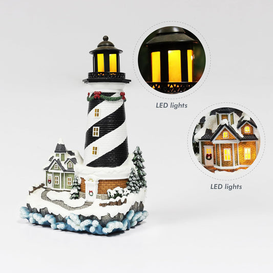 Lighthouse LED Lights, Adapter Included Christmas Village