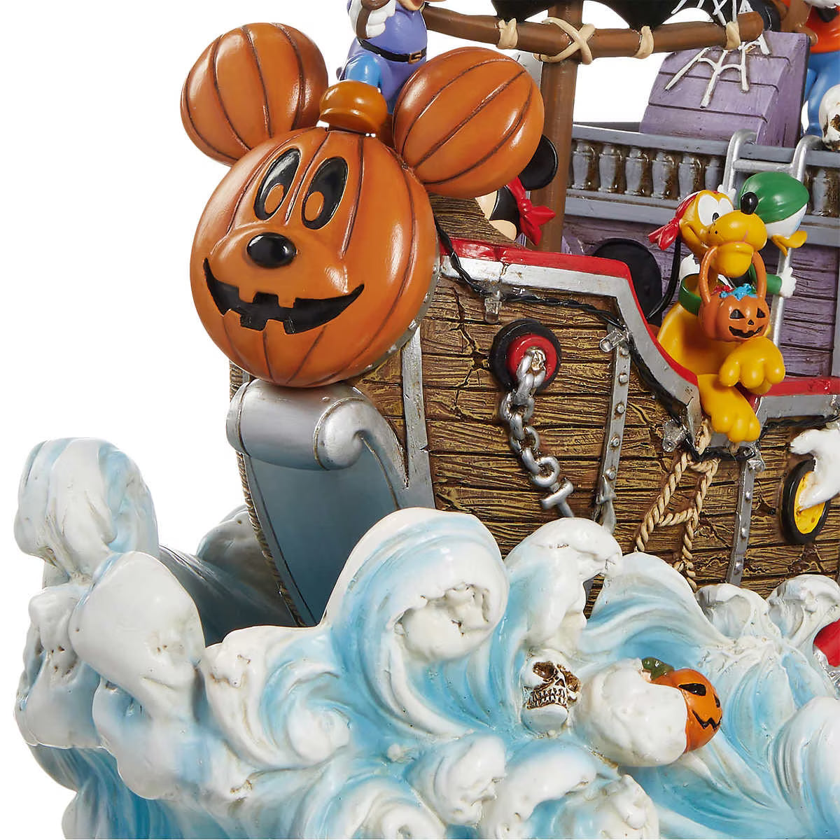 Disney Halloween Animated Pirate Ship Decor with Lights and Music