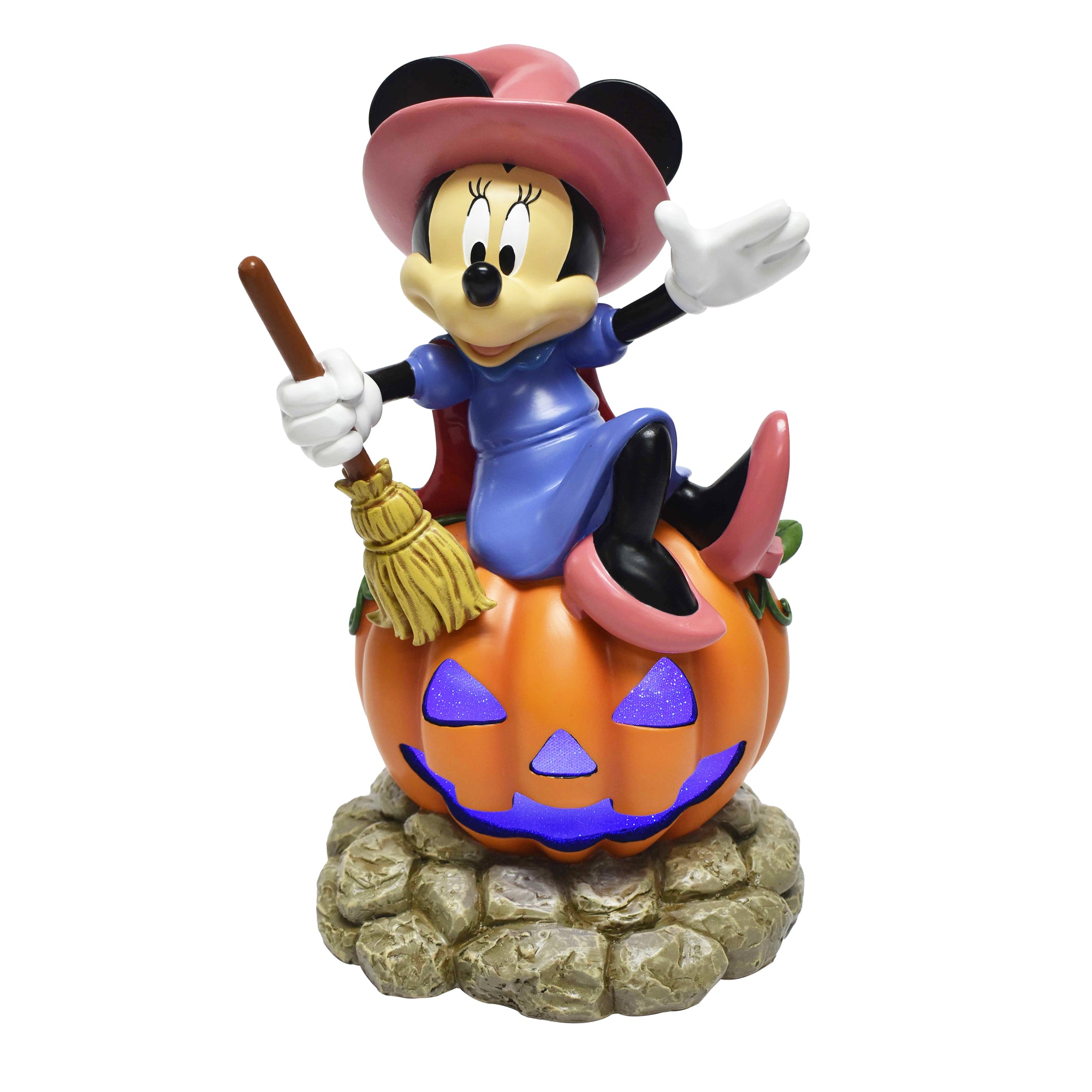 Disney Minnie Mouse Halloween Pumpkin Decoration with LED Lights