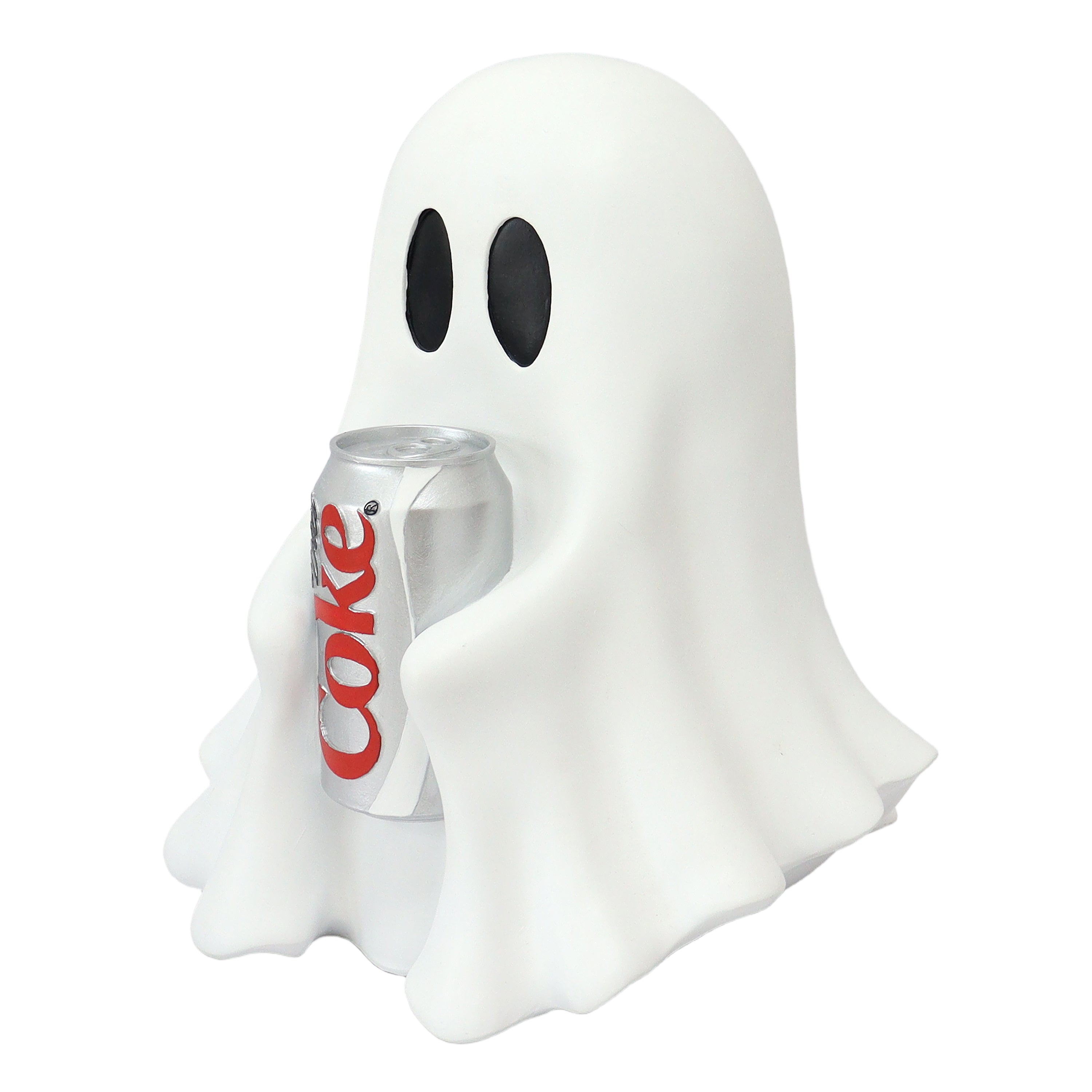 Coca-Cola Resin Ghost Statue Holding Soda Can (Diet Coke) 11.61 Inch Tall