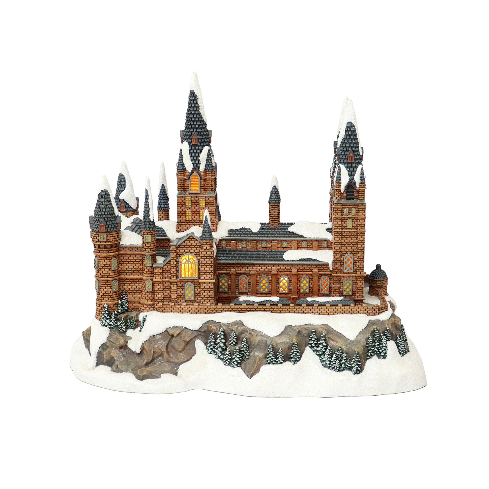 Harry Potter Hogwarts Castle Holiday Village Set 10 Pieces