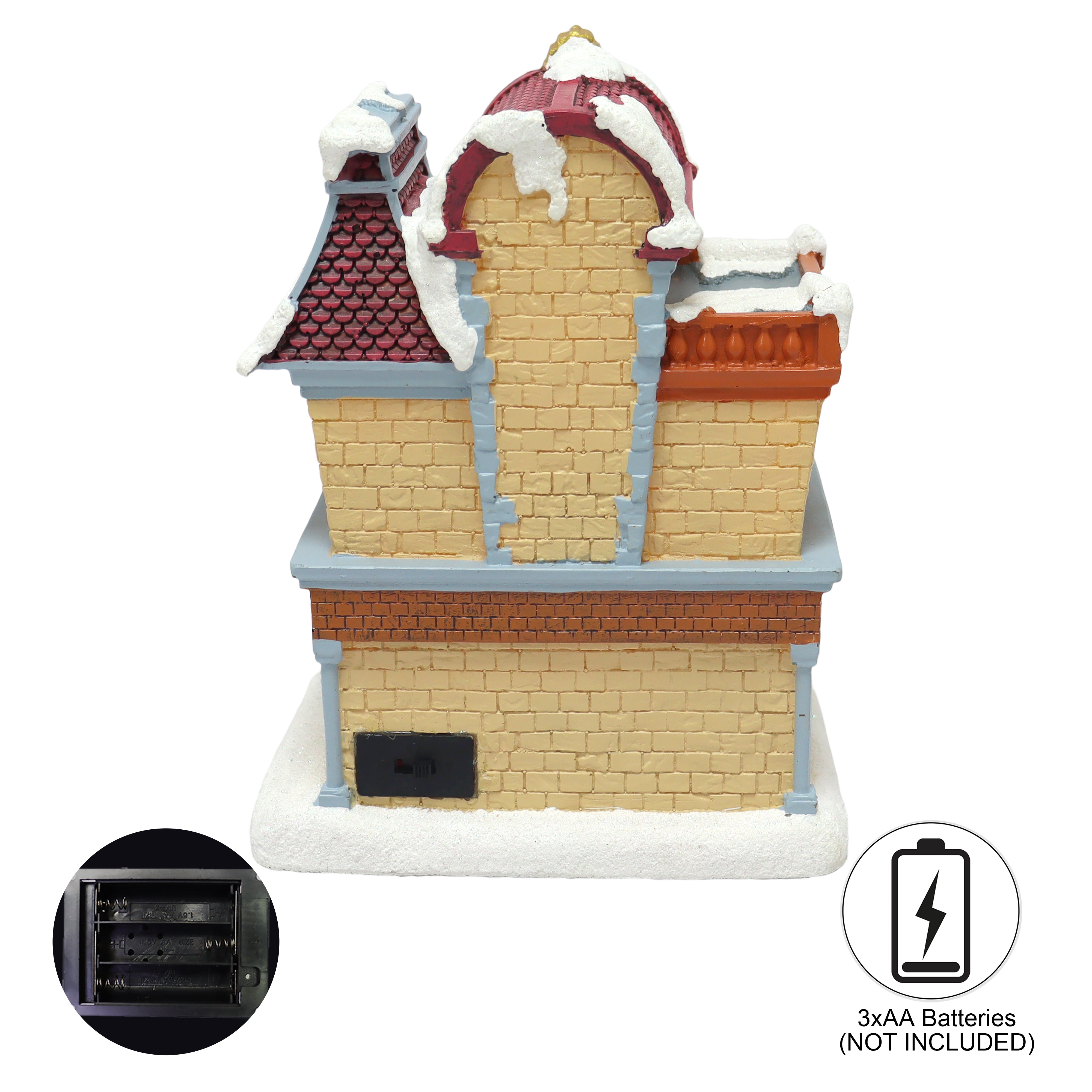 Disney Goofy Coffee Shop Christmas Village Lighted Holiday Decor