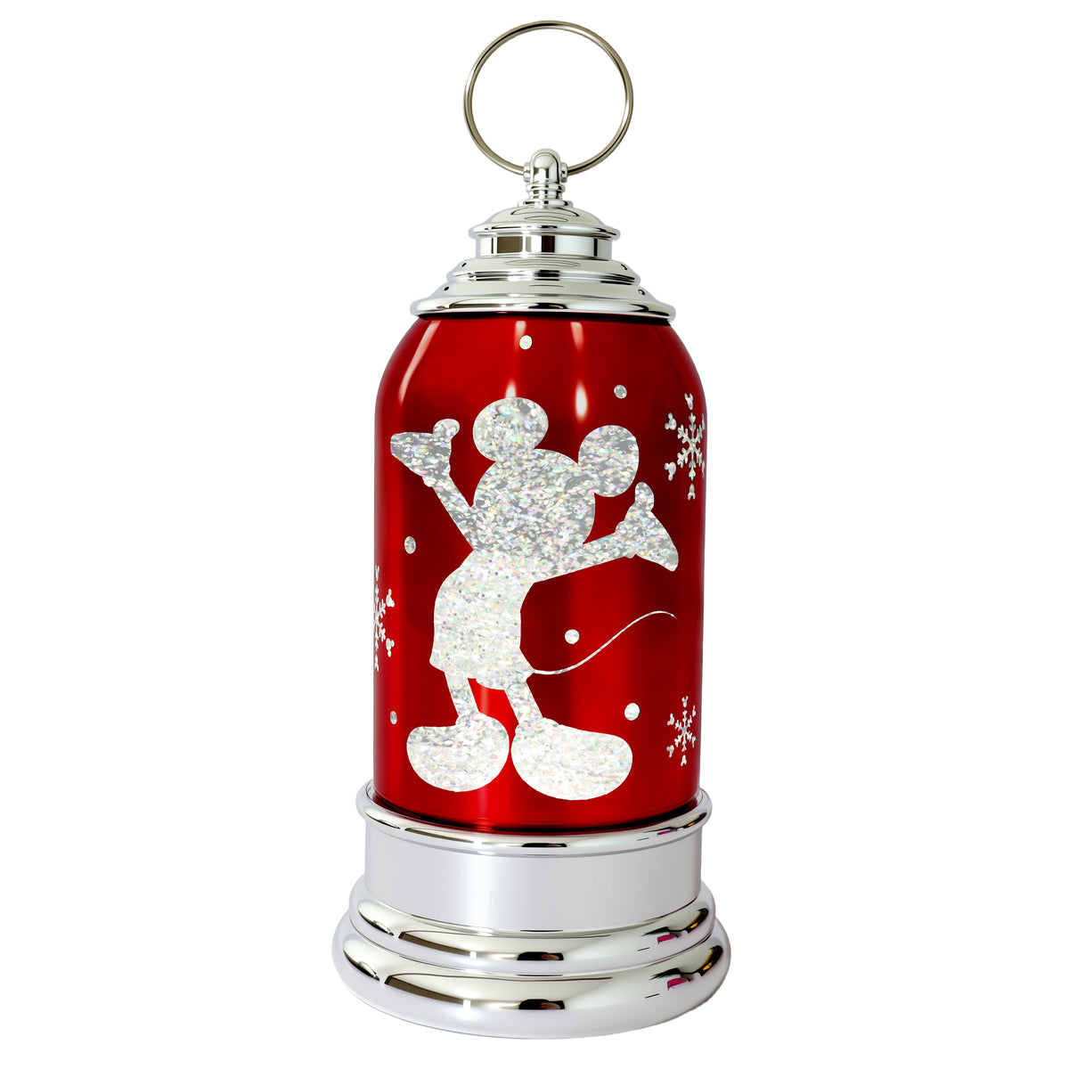 Mickey Mouse Disney Lantern Red LED Water Spinning Decor 10 Inch