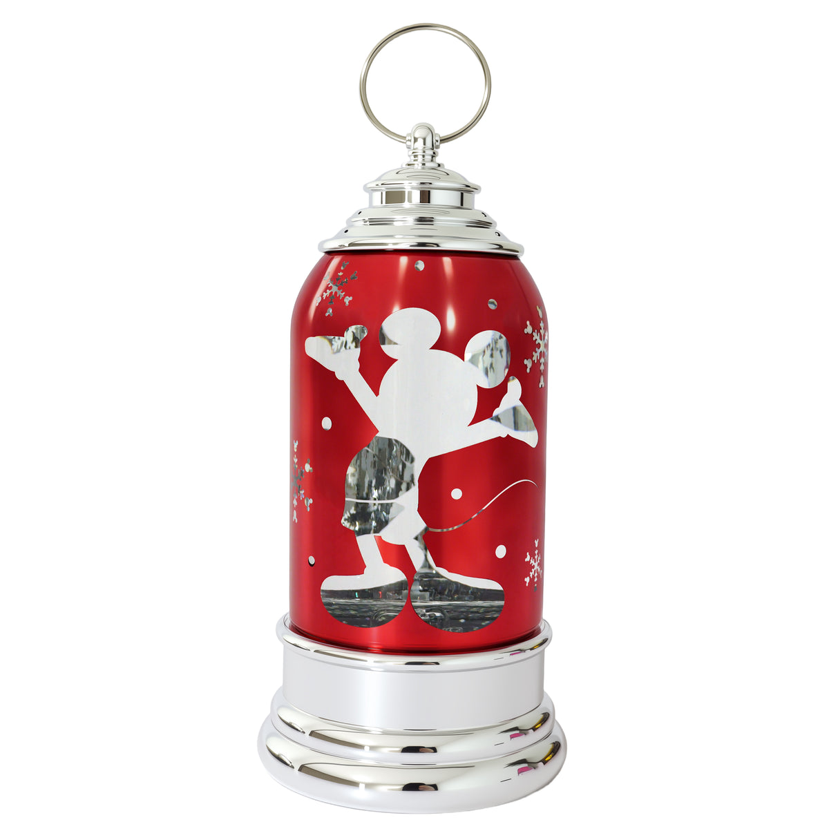Mickey Mouse Disney Lantern Red LED Water Spinning Decor 10 Inch