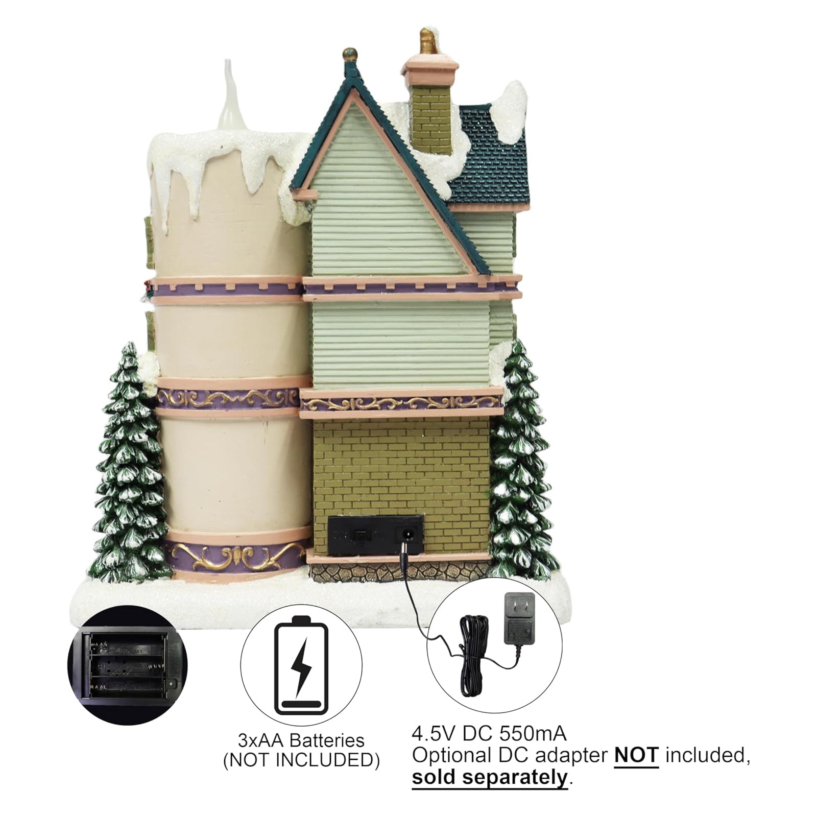 Vintage Custom Candlemaker Christmas Village House