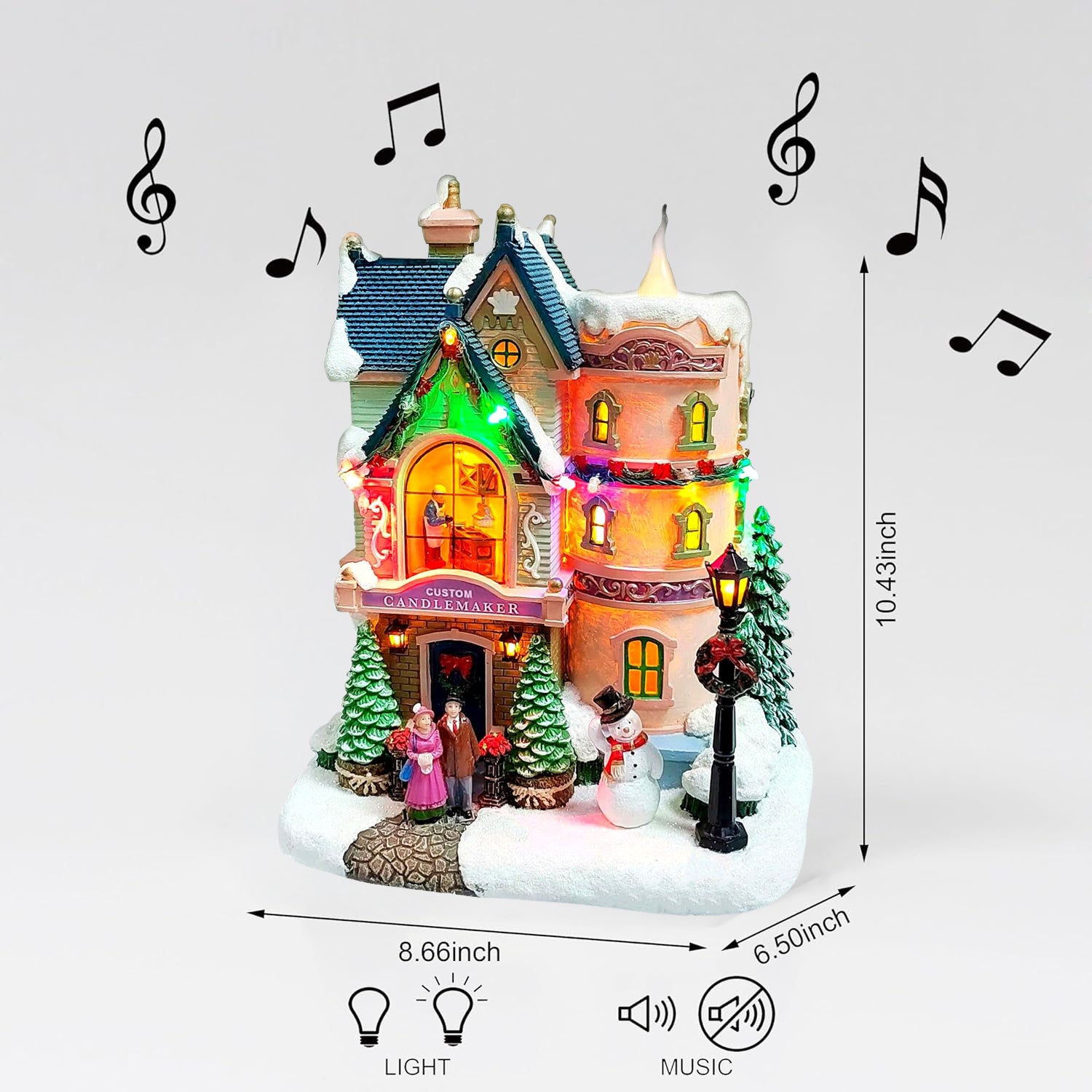 Vintage Custom Candlemaker Christmas Village House