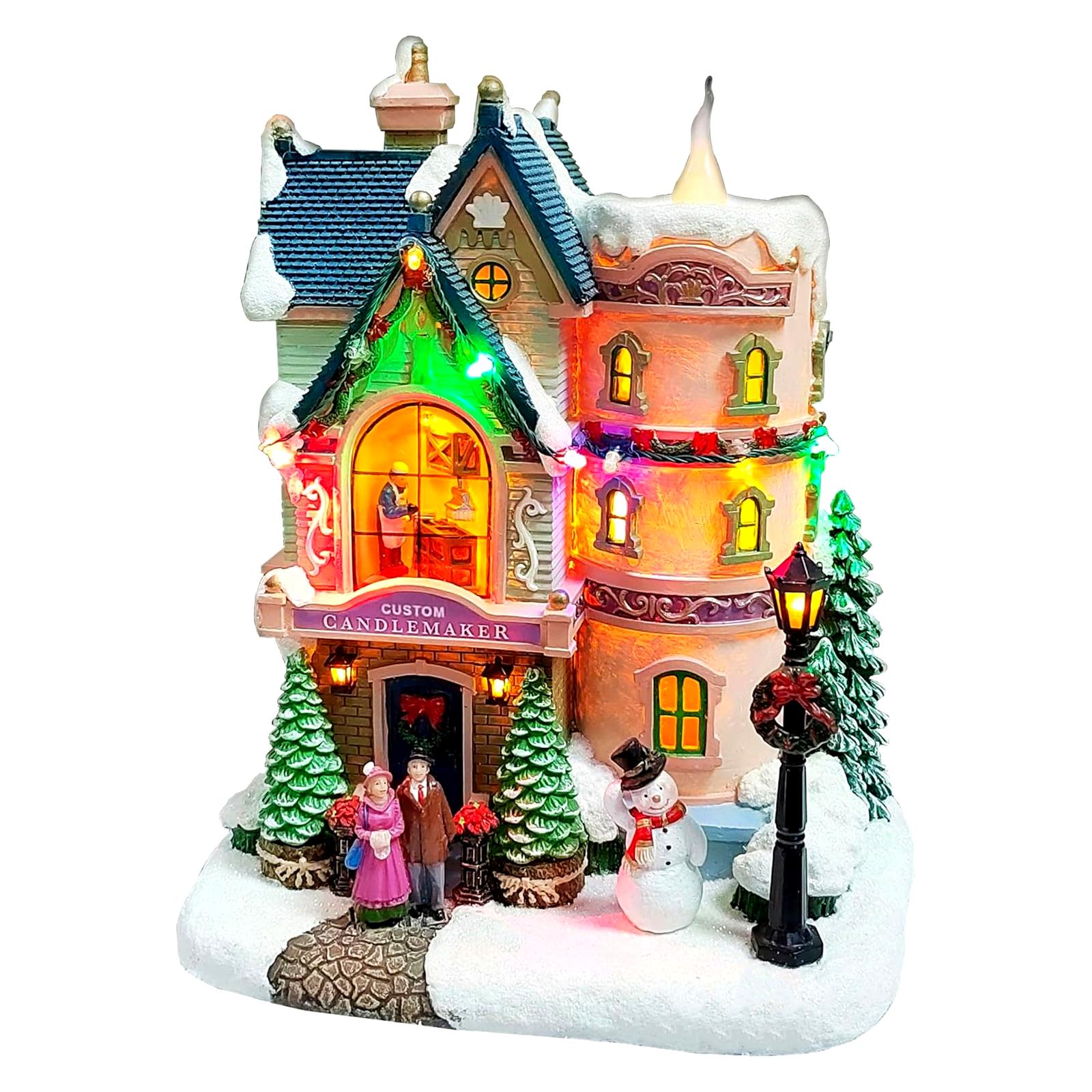 Vintage Custom Candlemaker Christmas Village House