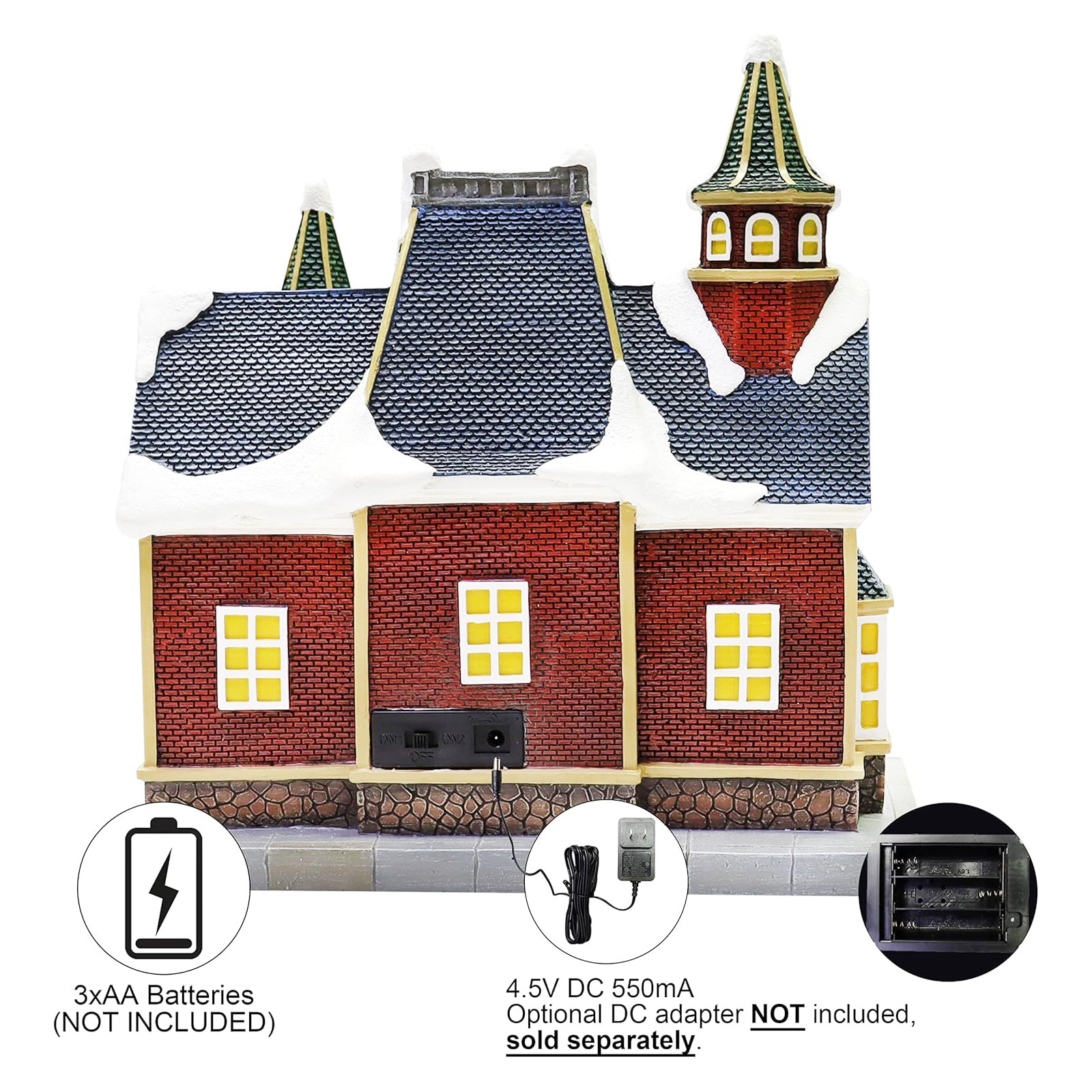 Breakfast Nook Christmas Village Building