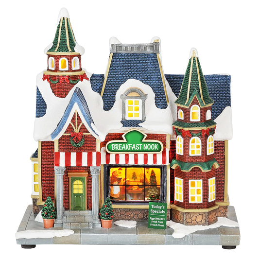 Breakfast Nook Christmas Village Building