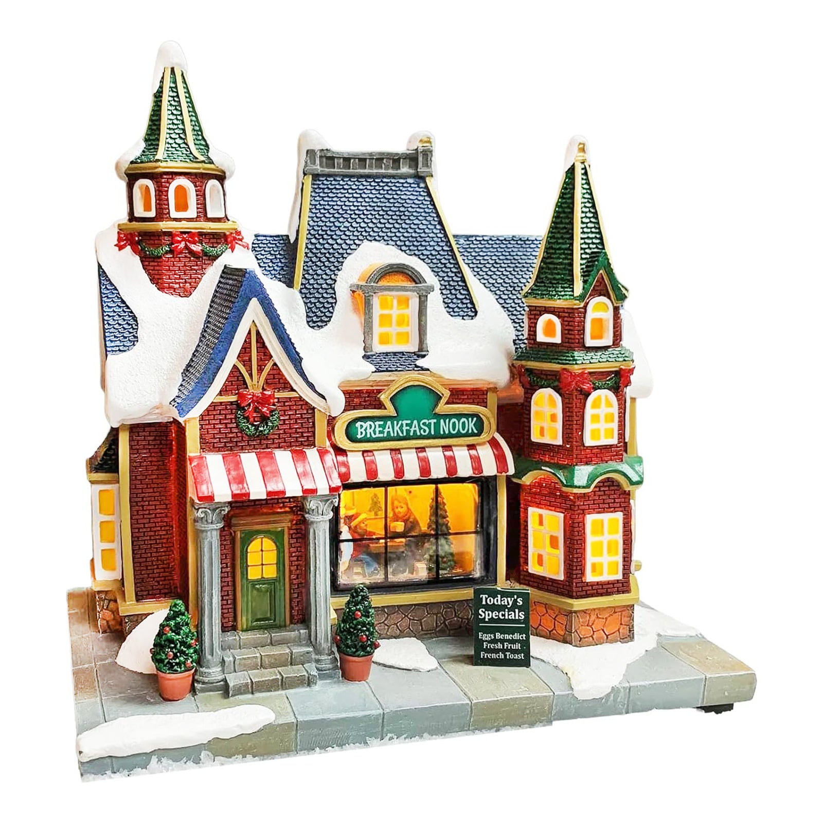 Breakfast Nook Christmas Village Building