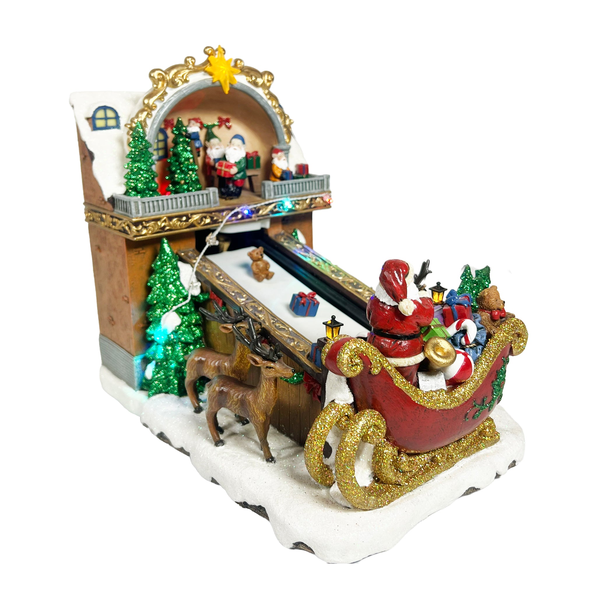 Animated Santa’s Toy Shop Conveyor Belt