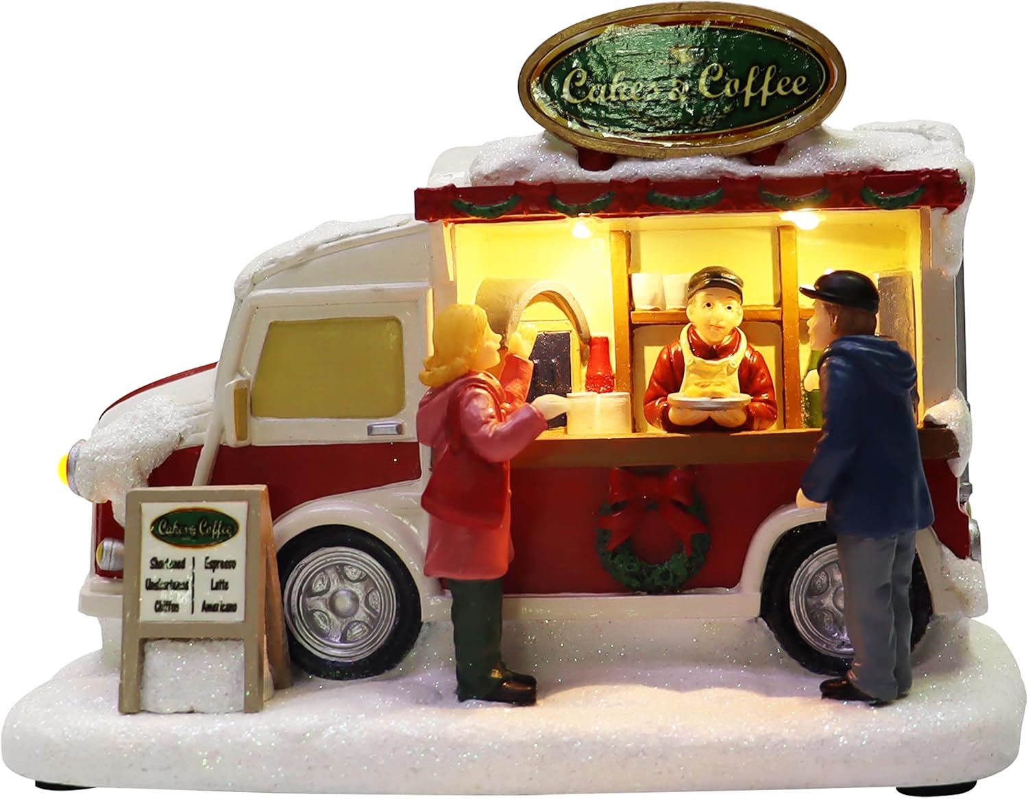 Cakes and Coffee Food Truck Lighted Street Vendor