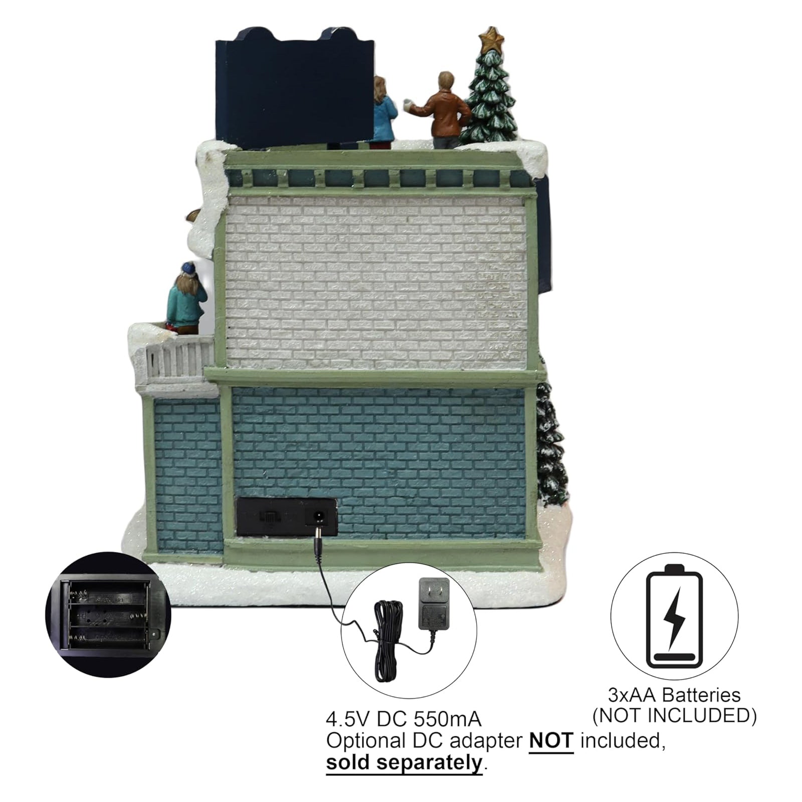 Vintage Laundry Lounge Christmas Village Building